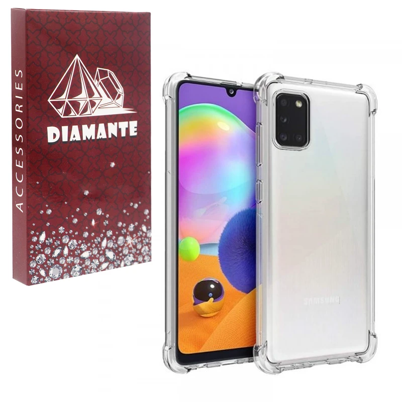 کاور دیامانته مدل بی رنگ مناسب برای گوشی موبایل سامسونگ Galaxy A31