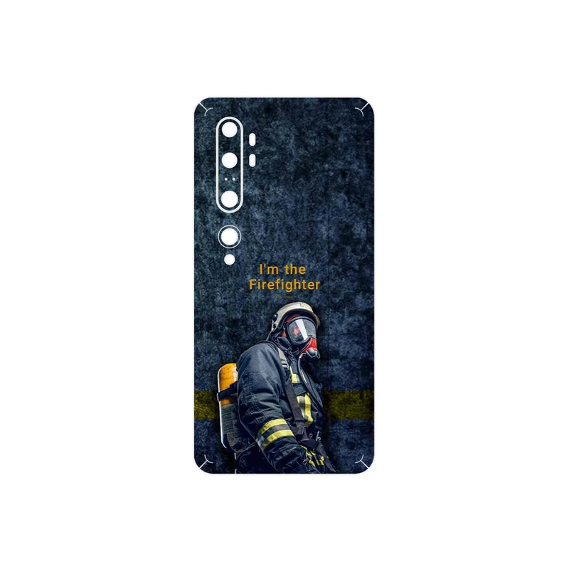 برچسب پوششی ماهوت مدل Firefighter مناسب برای گوشی موبایل شیائومی Mi Note 10