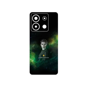 MAHOOT Scarlett Johansson Cover Sticker for Xiaomi Redmi Note 13 Pro 5G