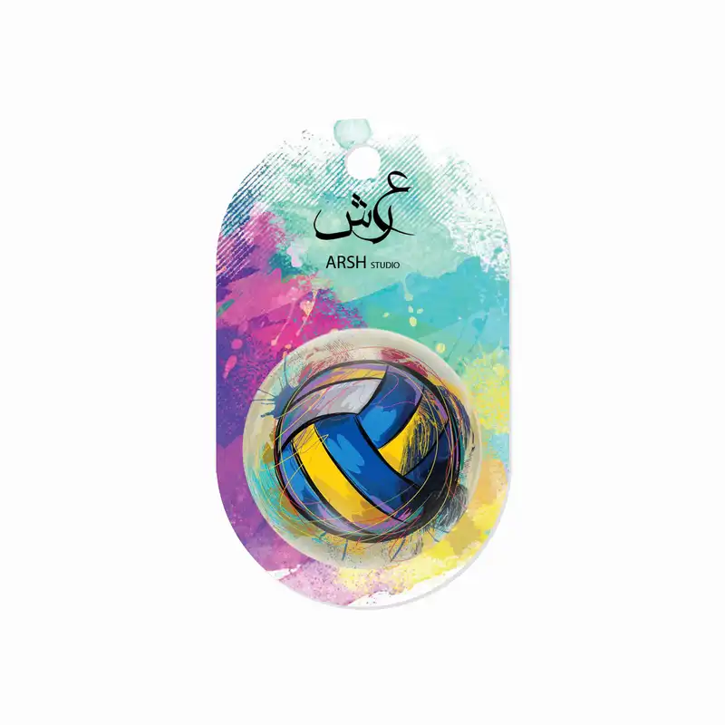 مگنت عرش طرح توپ والیبال کد Asm057
