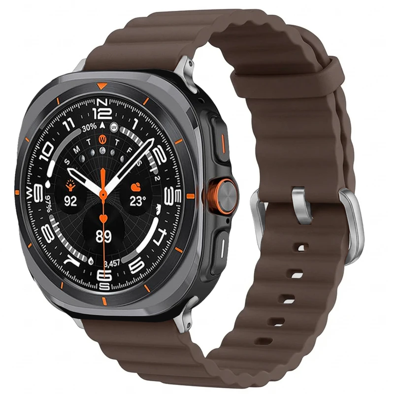 بند اسپریگ مدل Korean Leather W7 مناسب برای ساعت هوشمند سامسونگ Galaxy Watch Ultra / Ultra 2025 47mm