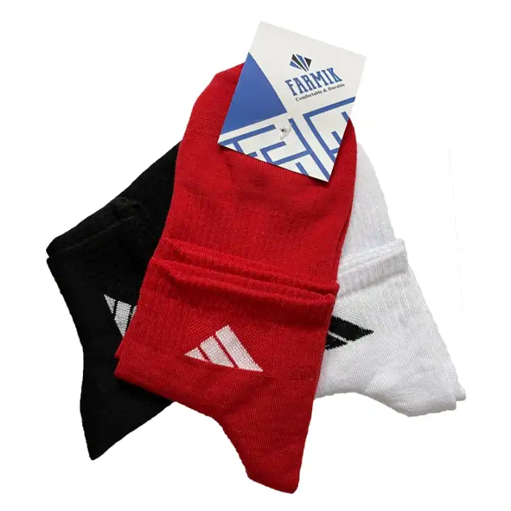 جوراب ورزشی مردانه مدل Fmad-333-3 مجموعه 3 عددی