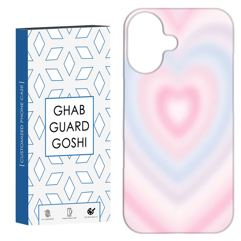 کاور قاب گارد گوشی طرح قلب کد Dimo-339 مناسب برای گوشی موبایل اپل Iphone 16