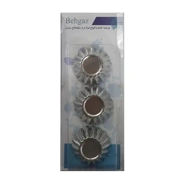 قالب تارت بهگز مدل صدف بسته 12 عددی