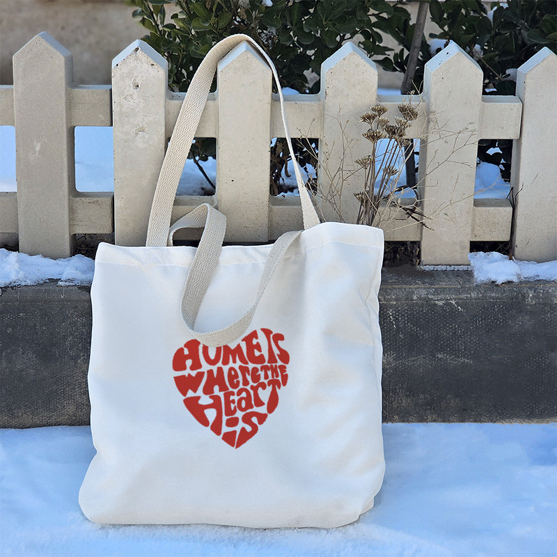 ساک خرید خندالو مدل خونه اونجاست که قلبته کد 9467