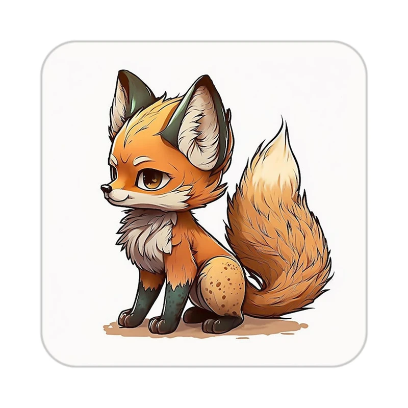 زیر لیوانی کاکتی طرح حیوانات کارتونی مدل mp28366