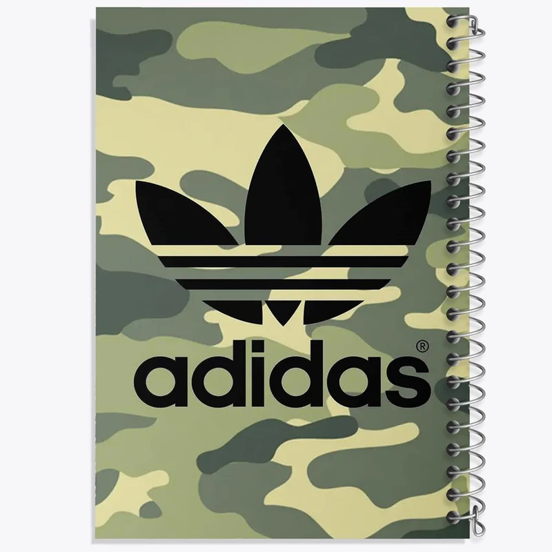 دفتر ژورنال نویسی 50 برگ خندالو مدل نقطه ای طرح آدیداس Adidas کد 23485