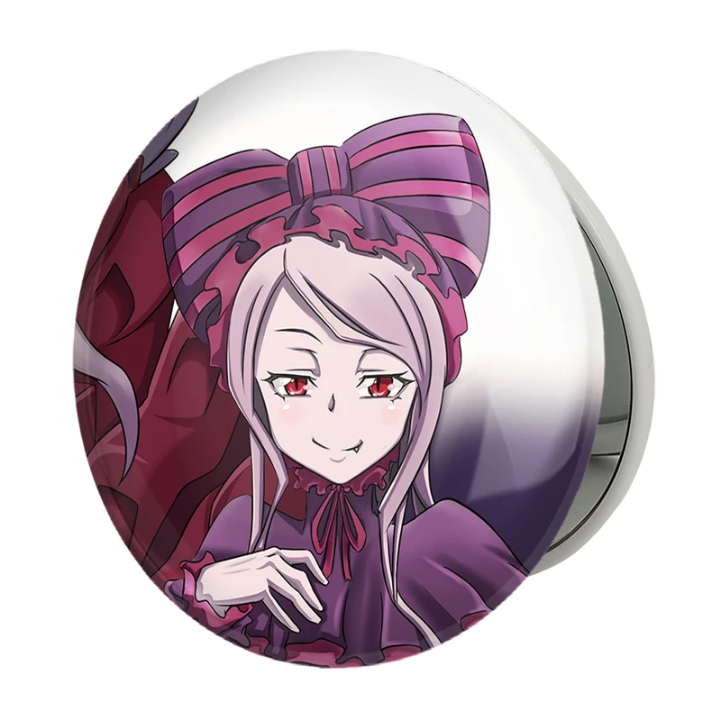 آینه جیبی خندالو طرح شالتر انیمه اورلرد Overlord مدل تاشو کد 18322 