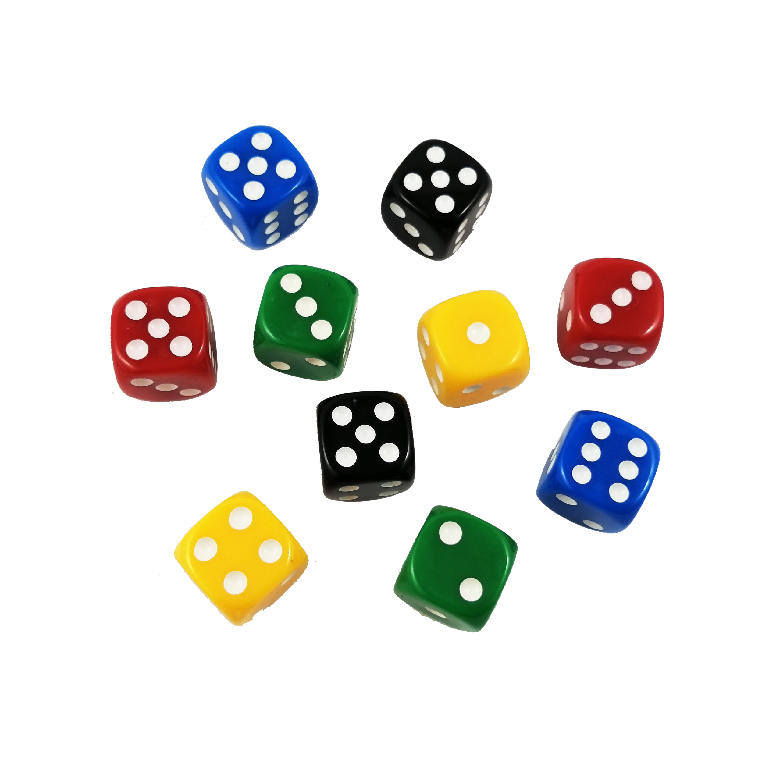 تاس بازی مدل Round Dice کد ATY-1010 مجموعه 10 عددی