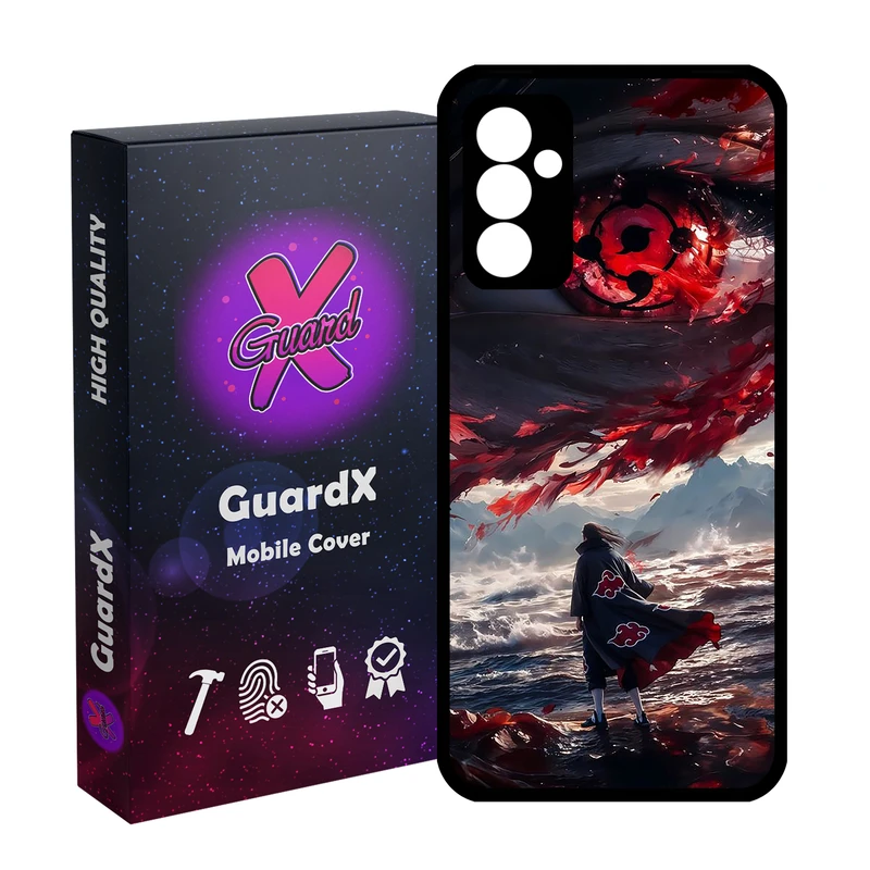کاور گارد ایکس طرح ایتاچی انیمه ناروتو مدل Glass10765 مناسب برای گوشی موبایل سامسونگ Galaxy A34 / A34 5G