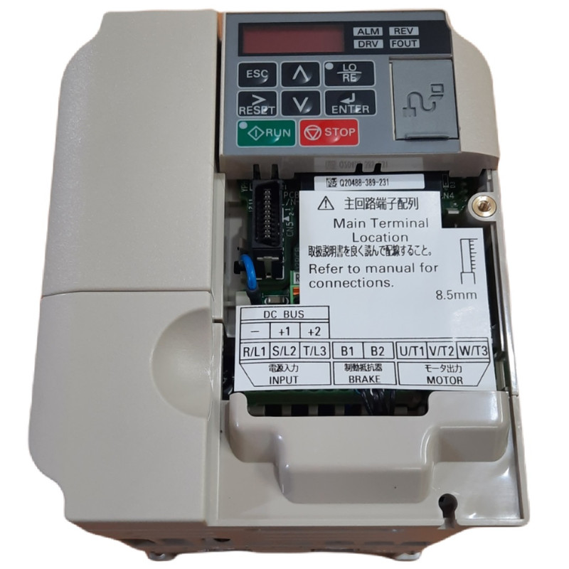 اینورتر یاسکاوا مدل V1000 کد CIMR-VC4A0007 ظرفیت 2.2 کیلووات اینورتر یاسکاوا مدل V1000 کد CIMR-VC4A0007 ظرفیت 2.2 کیلووات