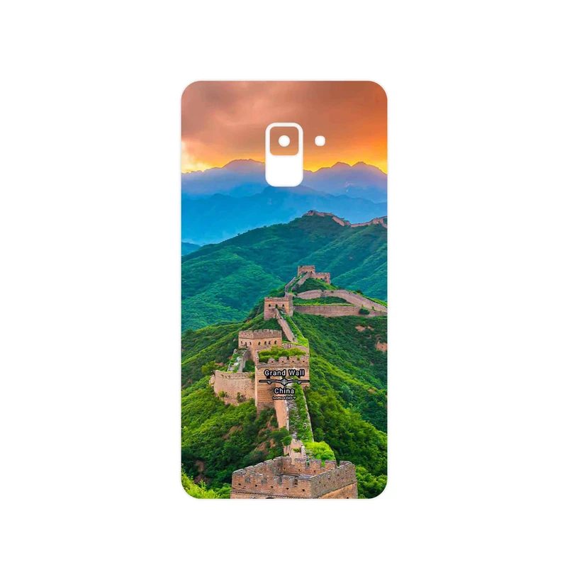 برچسب پوششی ماهوت مدل China Grand Wall مناسب برای گوشی موبایل سامسونگ Galaxy A8 Plus 2018