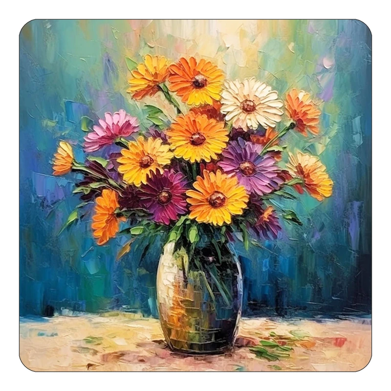 مگنت کاکتی طرح نقاشی رنگ روغن مدل mp72622