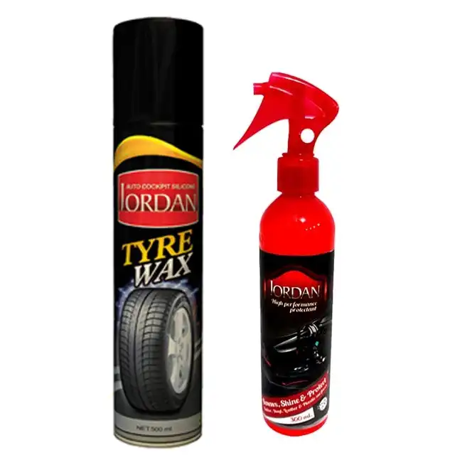 اسپری براق کننده لاستیک و براق کننده داشبورد خودرو مدل sh2 حجم 650 میلی لیتر مجموعه 2 عددی