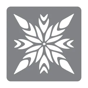 شابلون طرح گل خنجری کد 30cm 