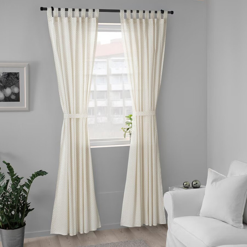پرده ایکیا مدل GOKVALLA سایز 145x300 سانتیمتر