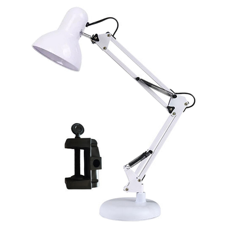 چراغ مطالعه مدل E27-DOUS به همراه گیره اتصال به لبه ی سطوح