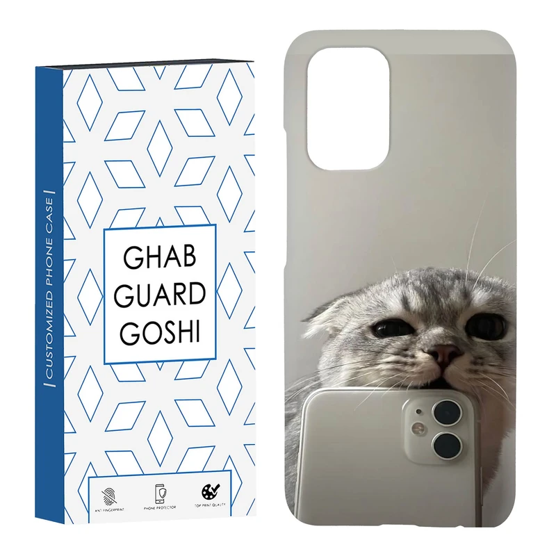 کاور قاب گارد گوشی طرح گربه سلفی کد Dimo-206 مناسب برای گوشی موبایل شیائومی Redmi Note 10 / Redmi Note 10 4g / Redmi Note 10s