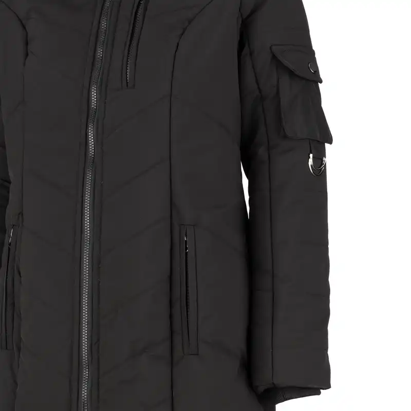 کاپشن زنانه السانا مدل یاشیل کد 144201