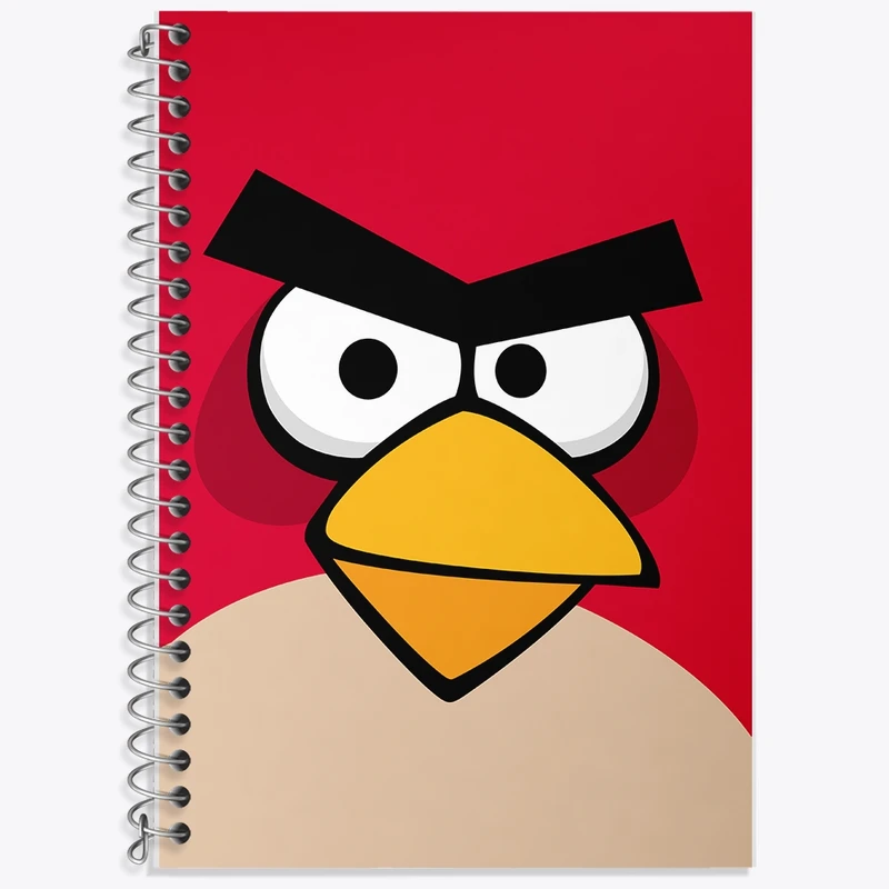 دفتر لغت 50 برگ خندالو طرح پرندگان خشمگین کد F2061