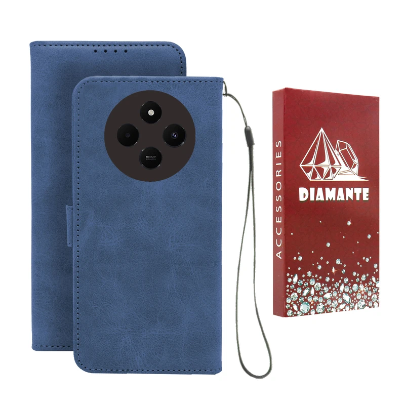 کیف کلاسوری دیامانته مدل Band Ros مناسب برای گوشی موبایل شیائومی Redmi A4 به همراه بندآویز