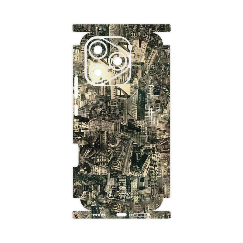برچسب پوششی ماهوت مدل Collage of Skyscraper-FullSkin مناسب برای گوشی موبایل آنر 400 Lite
