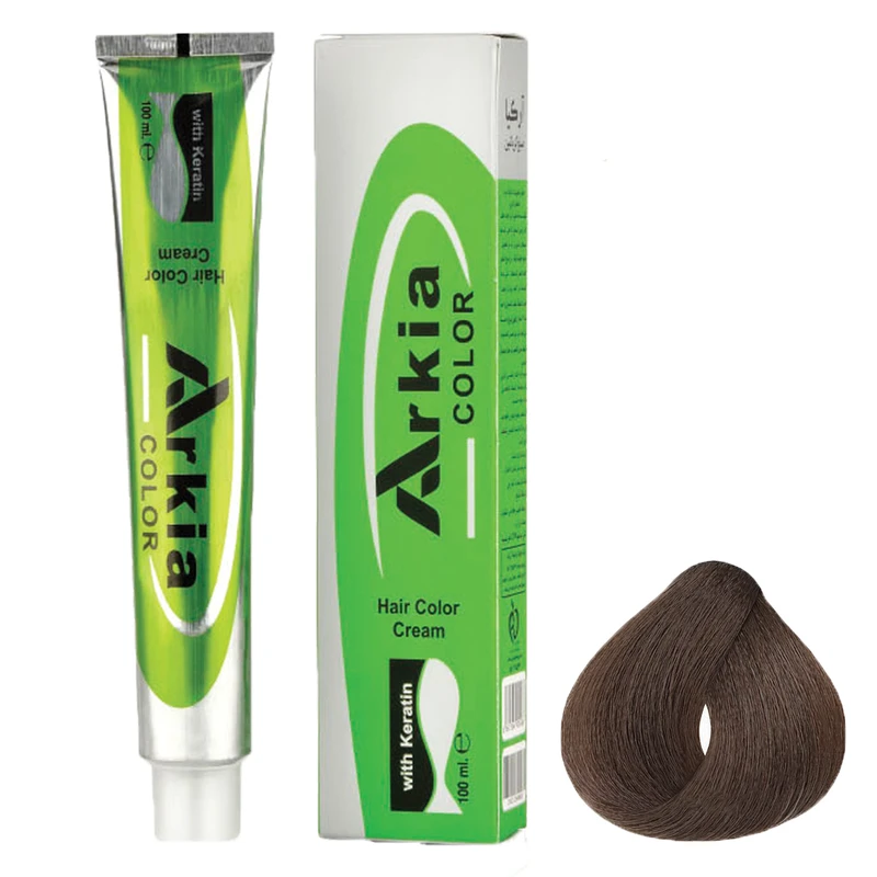 رنگ مو آرکیا شماره W3 حجم 100 میلی لیتر رنگ قهوه ای شکلاتی متوسط