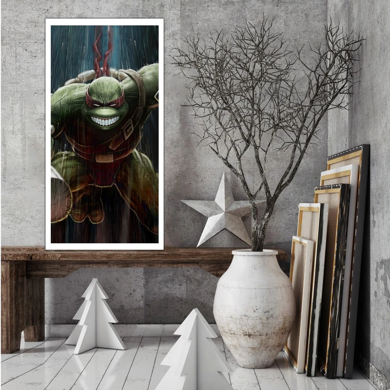 تابلو بکلیت طرح لاک پشت های نینجا مدل W-S4541