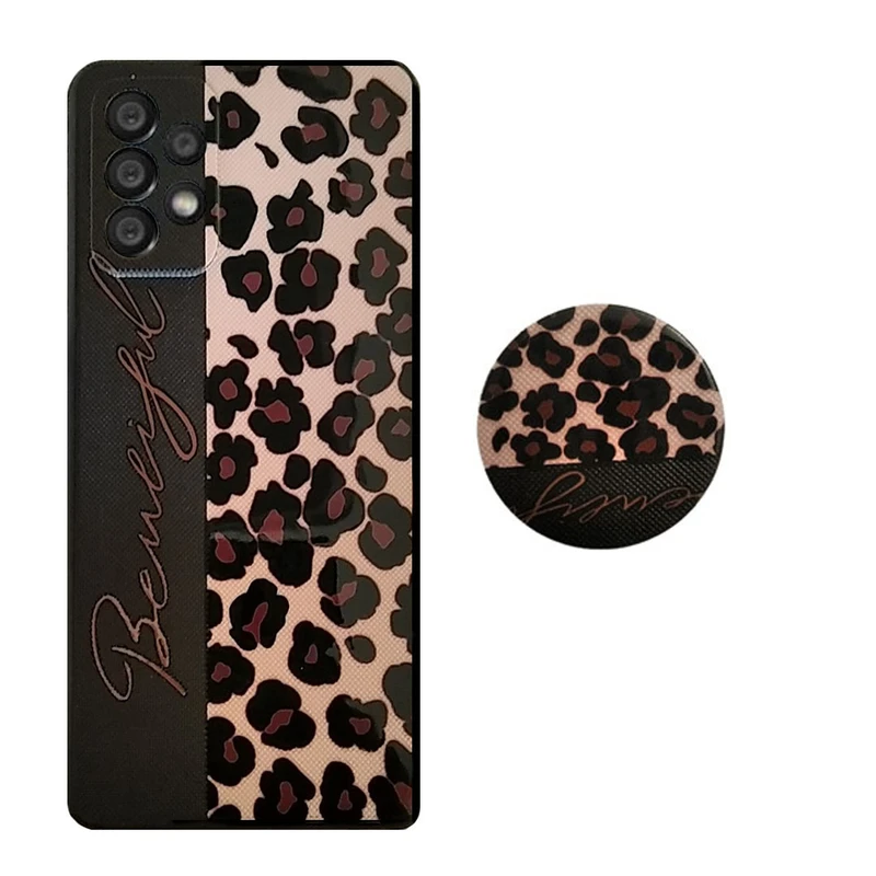 کاور مدل HB 0284 مناسب برای گوشی موبایل سامسونگ Galaxy A72 4G / A72 5G به همراه پاپ سوکت