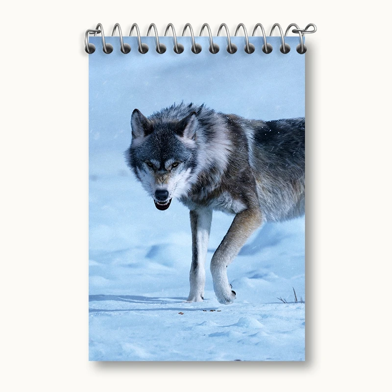 دفتر یادداشت 50 برگ خندالو مدل گرگ کد F585