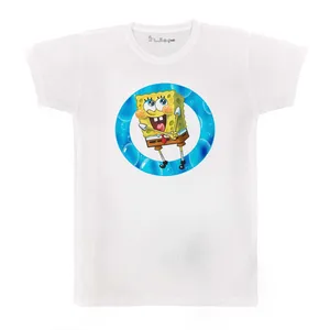 تی شرت بچگانه پرمانه طرح باب اسفنجی کد pmt.3447