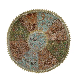 رومیزی ترمه مدل عقیق کد R15