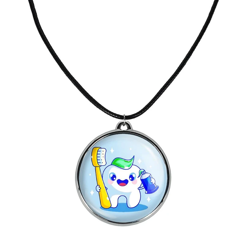 گردنبند خندالو مدل دندان و دندانپزشکی کودکانه کد 2777727778