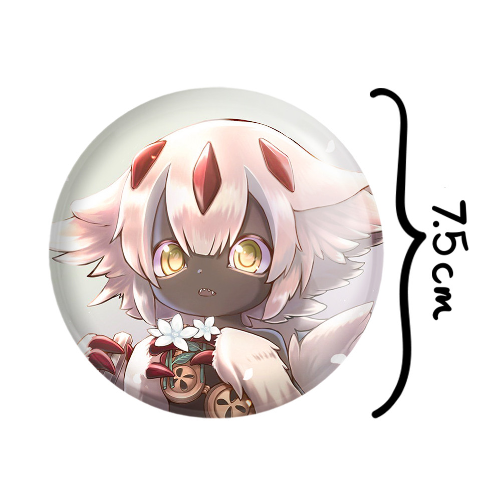 آینه جیبی خندالو طرح فایوپا انیمه ساخته شده در پرتگاه Made in Abyss مدل تاشو کد 22104