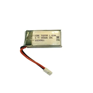 باتری لیتیومی مدل KSRE-HP-702035 ظرفیت 380 میلی آمپر ساعت