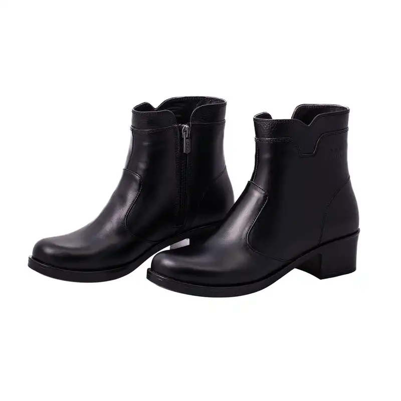 نیم بوت زنانه مدل مادو کد 6071 رنگ مشکی