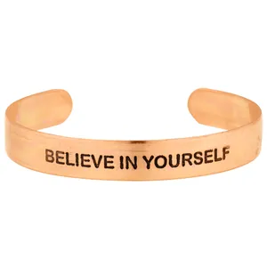 دستبند مردانه طرح خودت را باور داشته باش مدل 15483