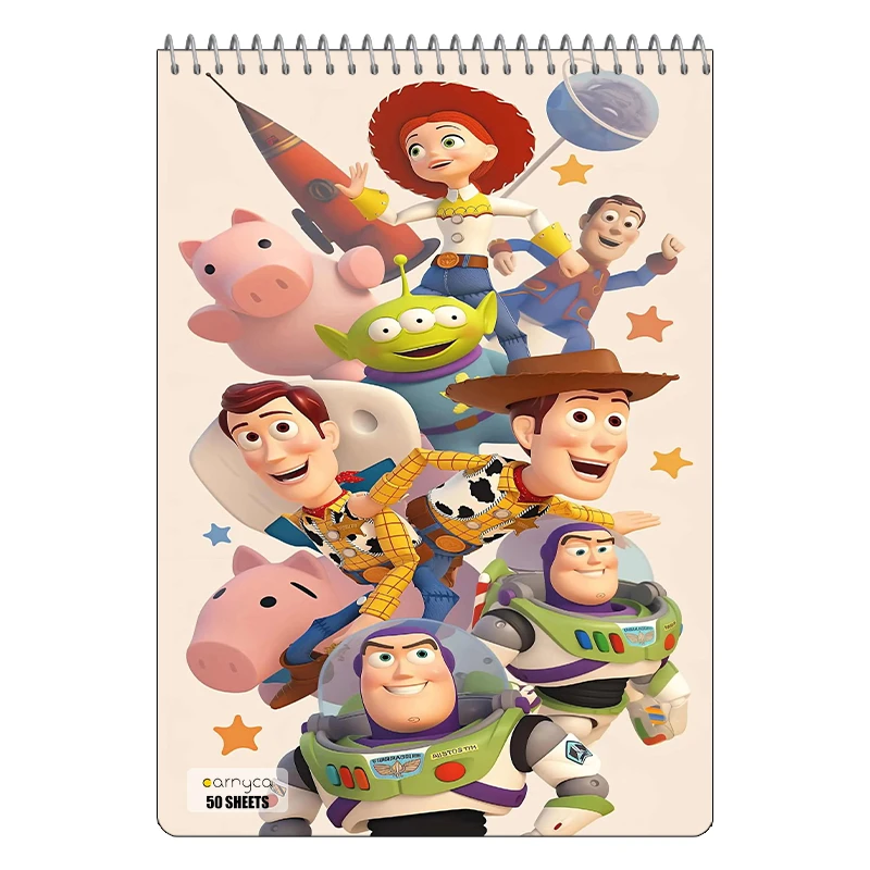 دفتر نقاشی 50 برگ سیمی کارنیکا طرح داستان اسباب بازی Toy Story کد 55305