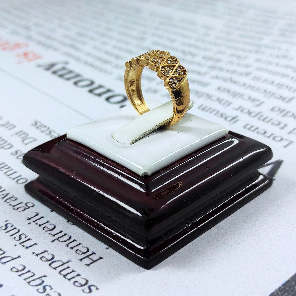 انگشتر زنانه سلین کالا مدل دایموند کد Mps-10