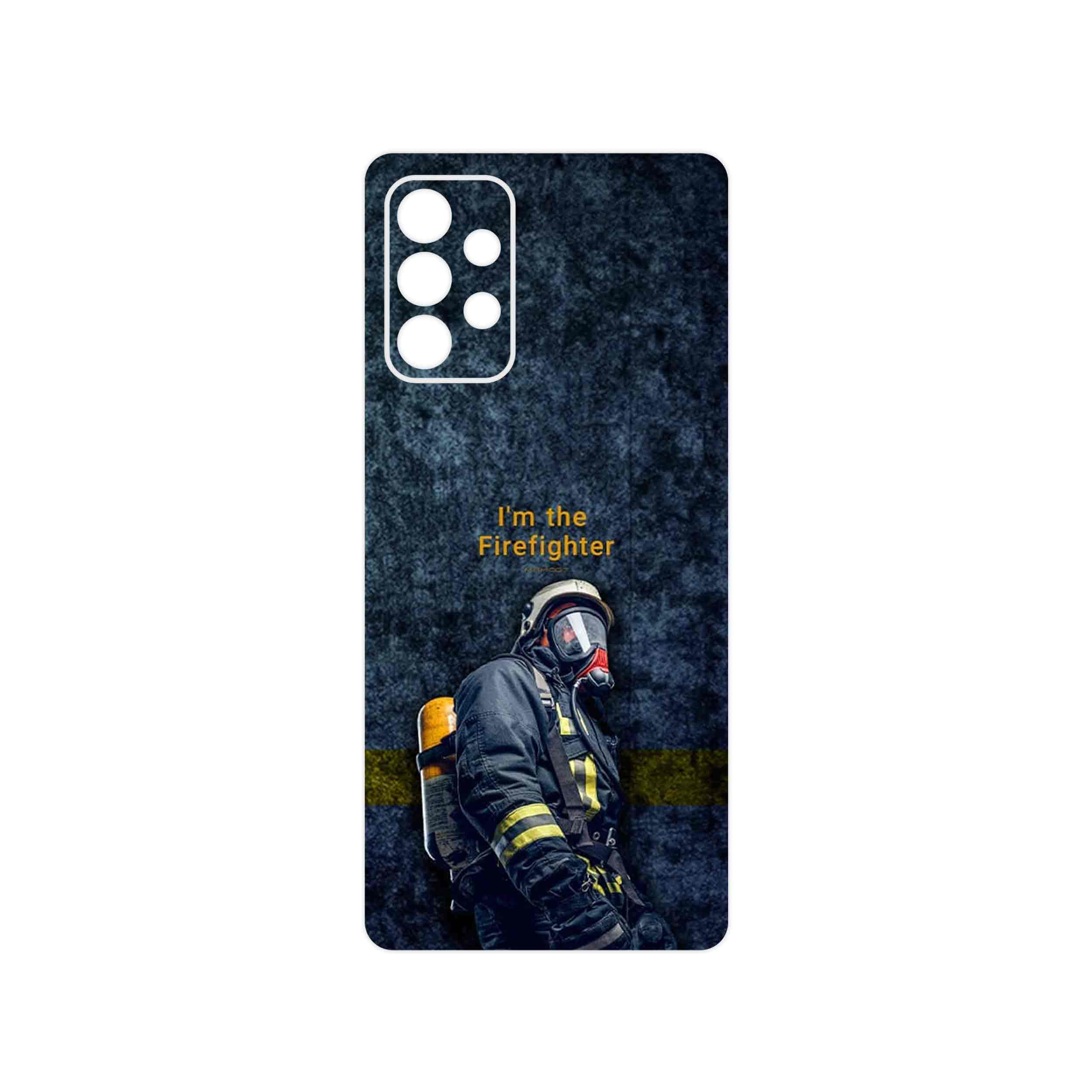 برچسب پوششی ماهوت مدل Firefighter مناسب برای گوشی موبایل سامسونگ Galaxy A72