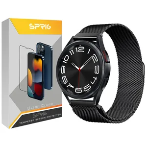  بند اسپریگ مدل Milanese مناسب برای ساعت هوشمند سامسونگ Galaxy Watch 6 Classic 43mm / Watch 6 Classic 47mm