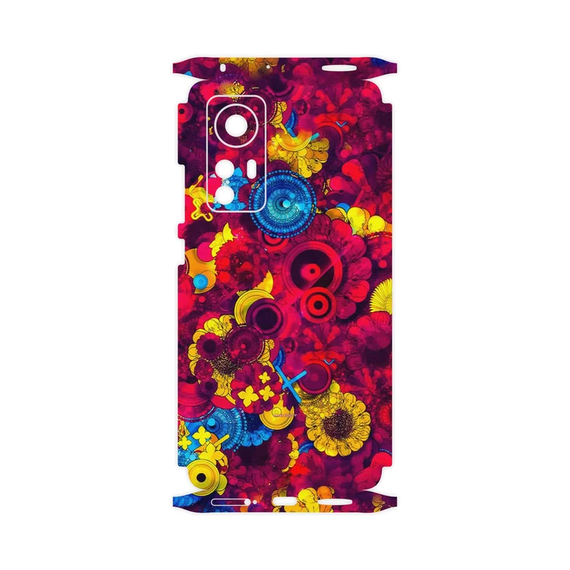 برچسب پوششی ماهوت مدل Vector Flower Garden Digital Art-FullSkin مناسب برای گوشی موبایل شیائومی 12X