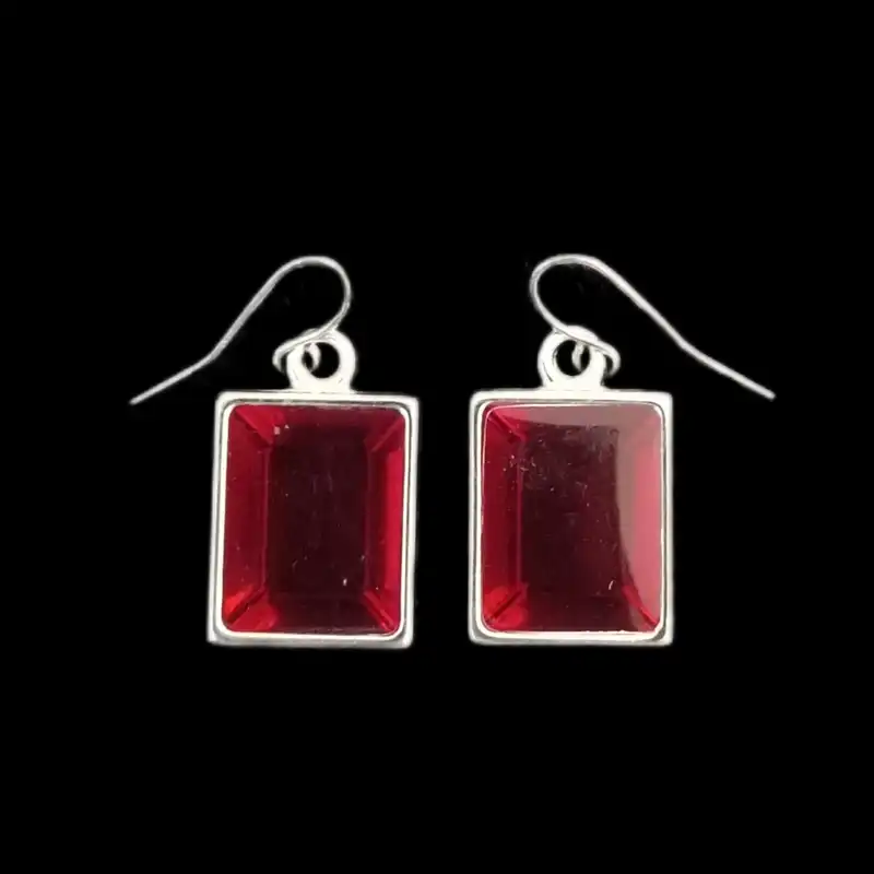 گوشواره زنانه مدل هندی نگین دار