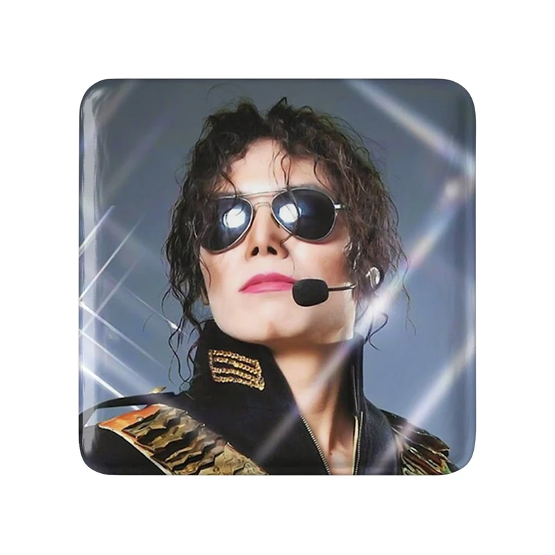 مگنت خندالو طرح مایکل جکسون Michael Jackson  مدل مربعی کد 19252