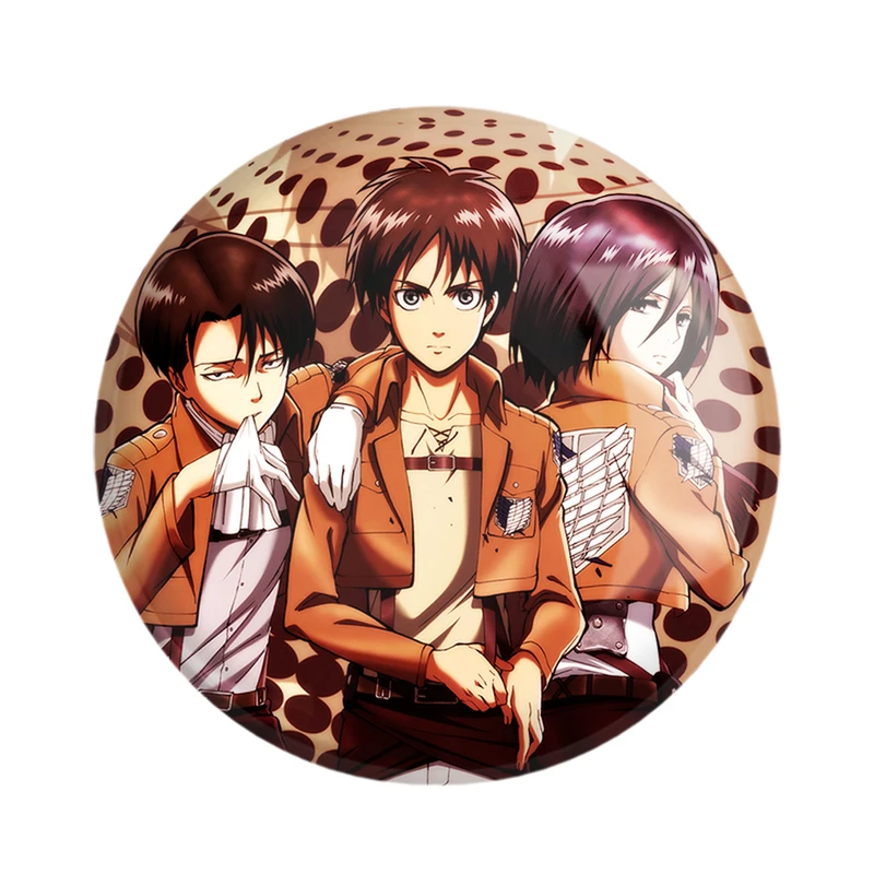 مگنت خندالو مدل میکاسا و ارن و لیوای انیمه اتک آن تایتان Attack on Titan کد 18527