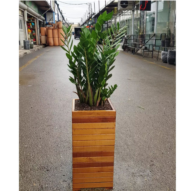 گلدان مدل چوبی کد 3232R14