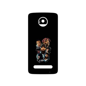 MAHOOT Great Rappers Digital Art Cover Sticker for Motorola Moto Z2 Play