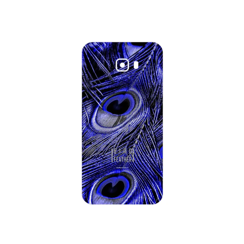 برچسب پوششی ماهوت مدل Purple Feather مناسب برای گوشی موبایل سامسونگ Galaxy C7 Pro