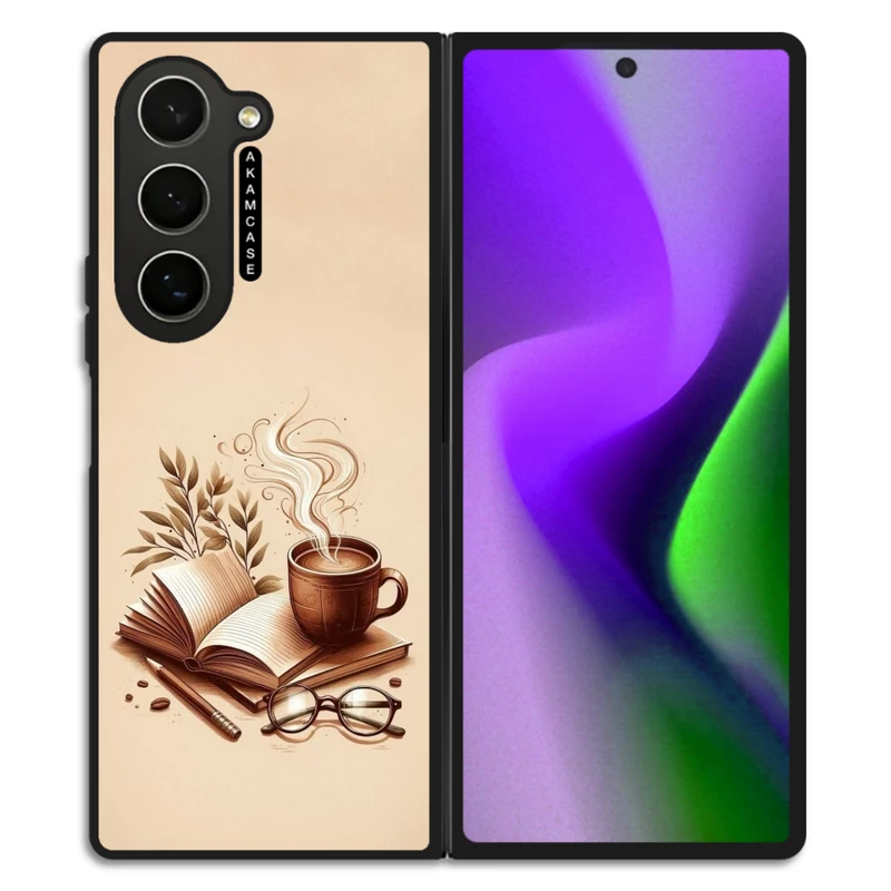 کاور آکام مدل AMC-WSGZFOLD6-COFFEE-4 مناسب برای گوشی موبایل سامسونگ Galaxy Z Fold 6