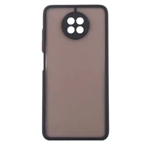 کاور مدل پشت مات دکمه رنگی مناسب برای گوشی موبایل شیائومی note 9T